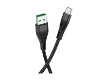 HOCO U53 для передачи данных и зарядки (быстрая зарядка)USB-Type-C, 5A, 1.2м, черный