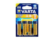 Батарейка Varta AA Mignon Longlife Extra Spo LR6 1.5V щелочная (алкалиновая) (4шт блистер)