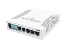 Коммутатор MikroTik RB260GS CSS106-5G-1S  5x1000Mb/s 2xPOE 1xSFP управляемый