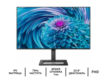 Монитор 23,8" PHILIPS 242E2FA/00