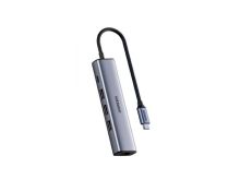 Конвертер UGREEN CM475 USB Type-C 3 USB3.0 LAN 1Gbit PD 100W