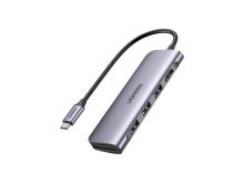 Конвертер UGREEN CM511 USB Type-C 3 USB 3.0 HDMI SD/TF