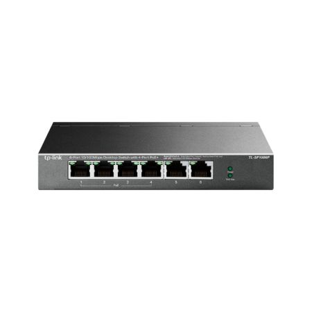 Коммутатор сетевой PoE TP-LINK TL-SF1006P   4xPoE неуправляемый