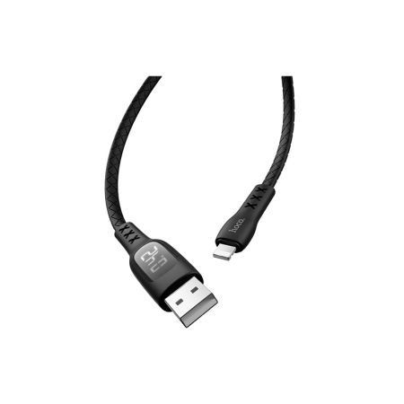 HOCO S6 для передачи данных и зарядки USB-Lightning, 2.4A, 1.2м, черный