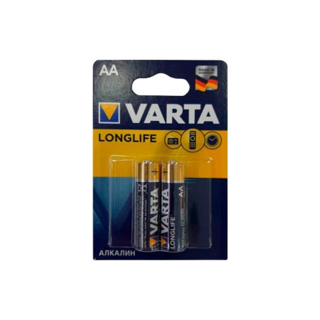 Батарейка Varta AA Mignon Longlife LR6 1.5V щелочная (алкалиновая) (2шт блистер)