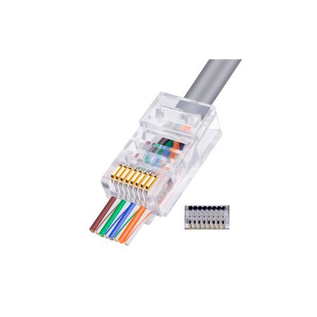 Коннектор RJ45 (сквозной)