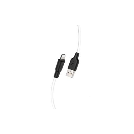 HOCO Data Cable X21 Plus Silicone USB-Lightning black and white