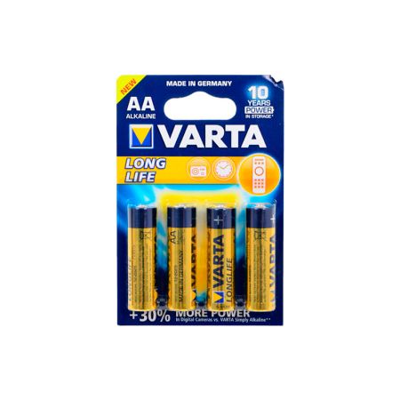 Батарейка Varta AA Mignon Longlife Extra Spo LR6 1.5V щелочная (алкалиновая) (4шт блистер)