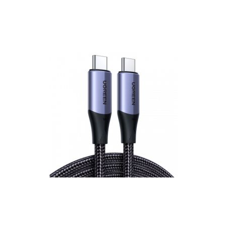 UGREEN US355 USB-C 3.1 M/M Gen2 5A Cable with Braided 1, Black