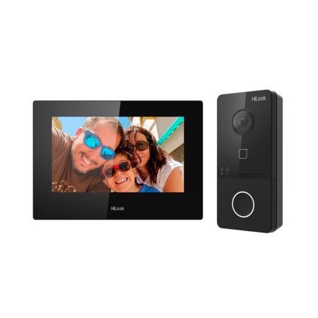 IP видеодомофон HiLook VI-K43P "7" TFT LCD 1920 × 1080p PoE Wi-Fi Touch Hik-Connect P65