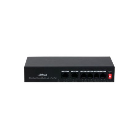 Коммутатор DAHUA 	DH-PFS3006-4ET-36  4xPoE 100/Mb/s неуправляемый