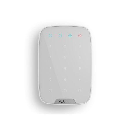 Беспроводная сенсорная клавиатура управления системой безопасности Ajax KeyPad white