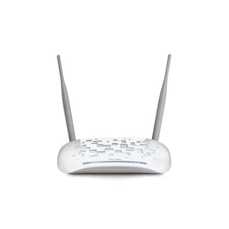 Модем ADSL2+ со встроенным маршрутизатором TP-LINK TD-W8961N Wi-Fi 300 Mb 4 LAN 100 Mb