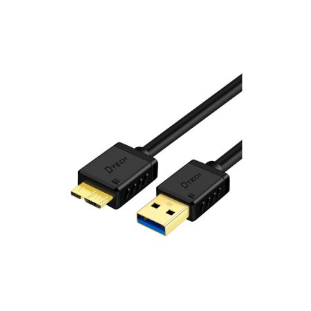 DTECH Кабель USB 3.0 AM-MICRO USB cable black CU0303