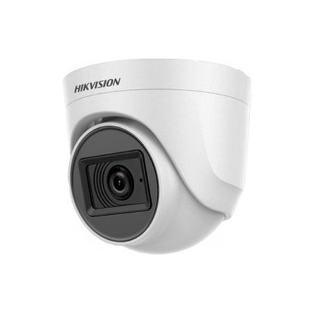 Turbo HD камера купольная внутренняя HIKVISION DS-2CE76D0T-ITPF 2MP 2.8mm 1920×1080 Smart IR 20m P67 Mic TVI AHD CVI CVBS