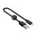 HOCO X35 Premium USB-Lightning для передачи данных и зарядки, 2.4А, 0.25m, black